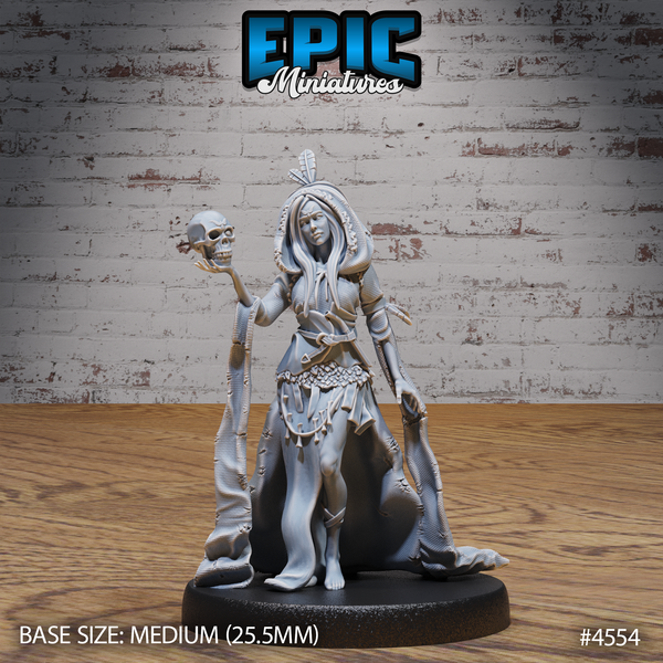 Tribe Green Witch 3D-printed model