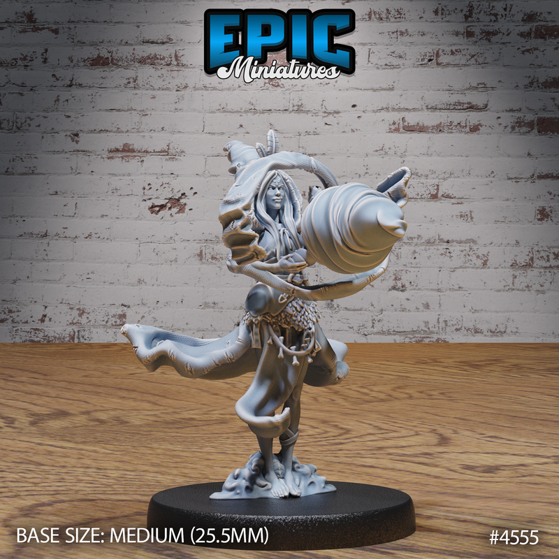 Tribe Green Witch 3D-printed model
