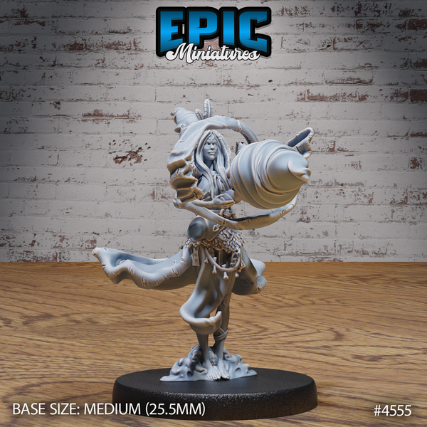 Tribe Green Witch 3D-printed model