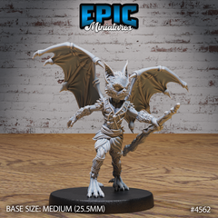 Bat Folk Warrior 3D-printed model