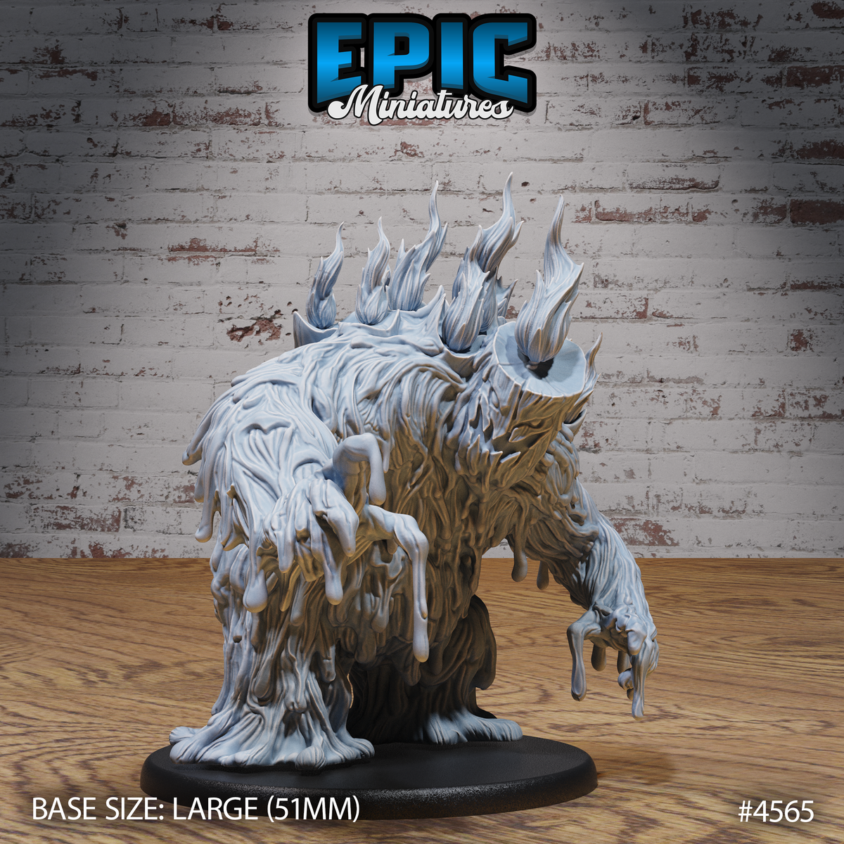 Candle Wax Golem 3D-printed model