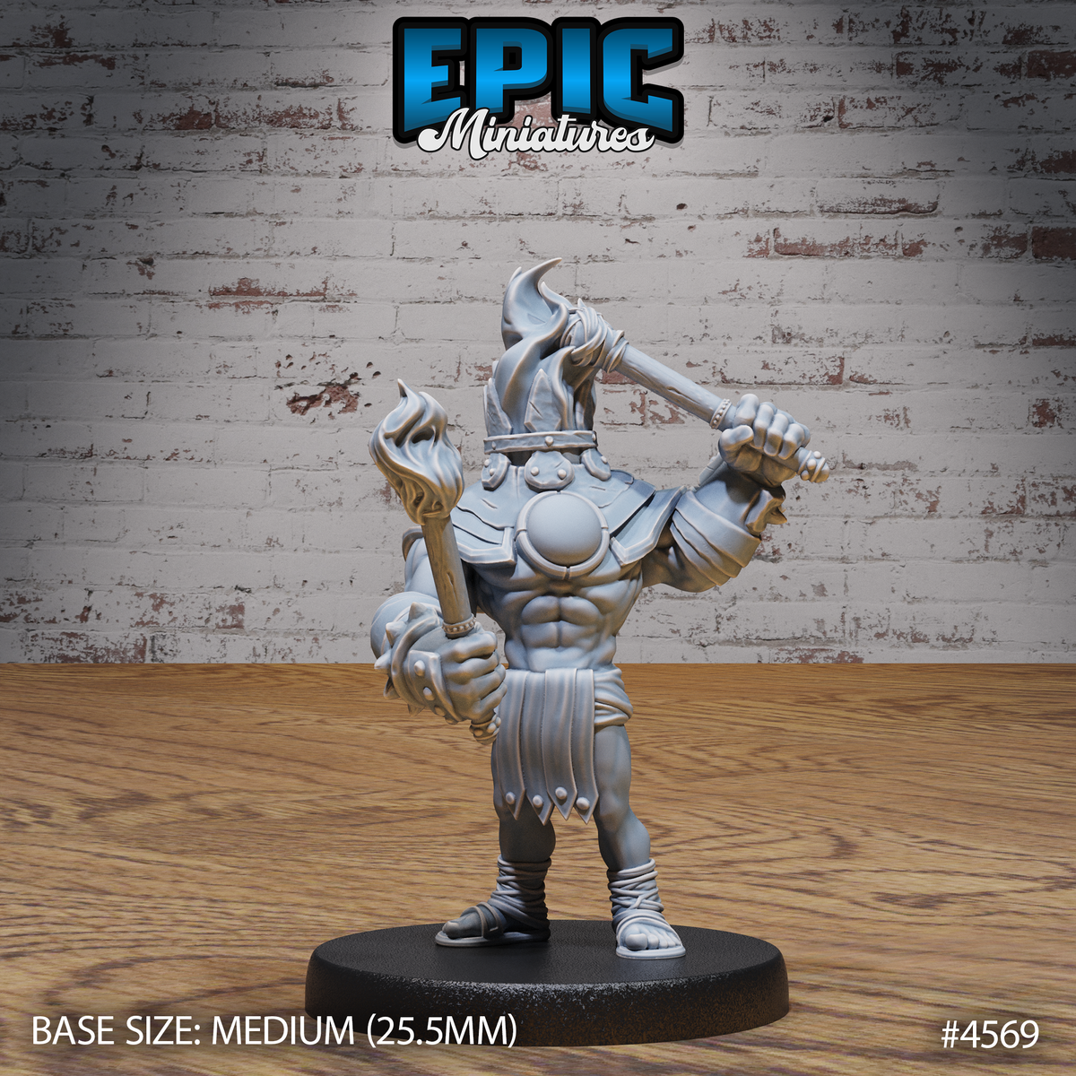 Torch Knight 3D-printed model