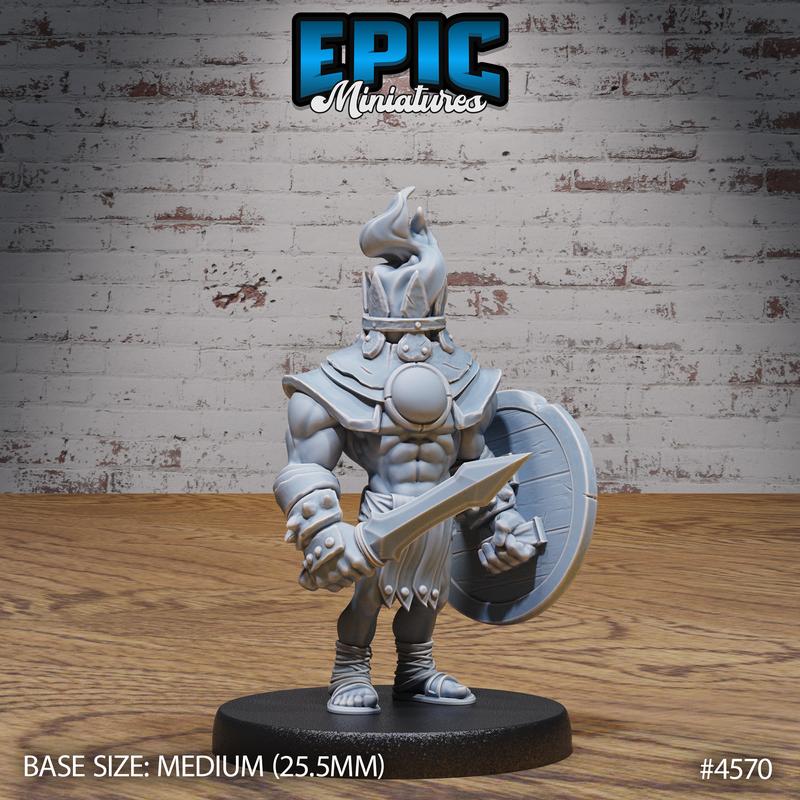 Torch Knight 3D-printed model