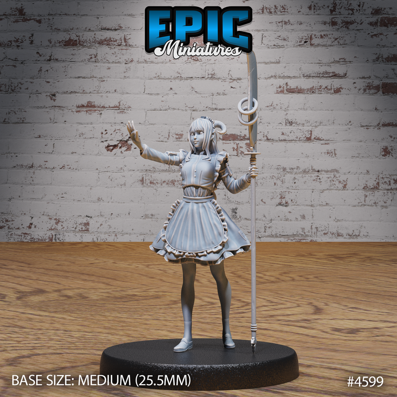 Tiefling Maid 3D-printed model