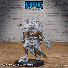 Werewolf Beast King 3D-printed model