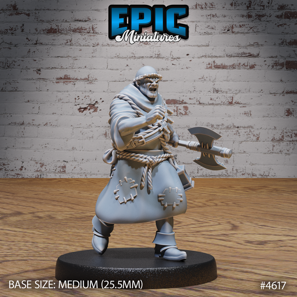 Medieval Cleric Monk 3D-printed model
