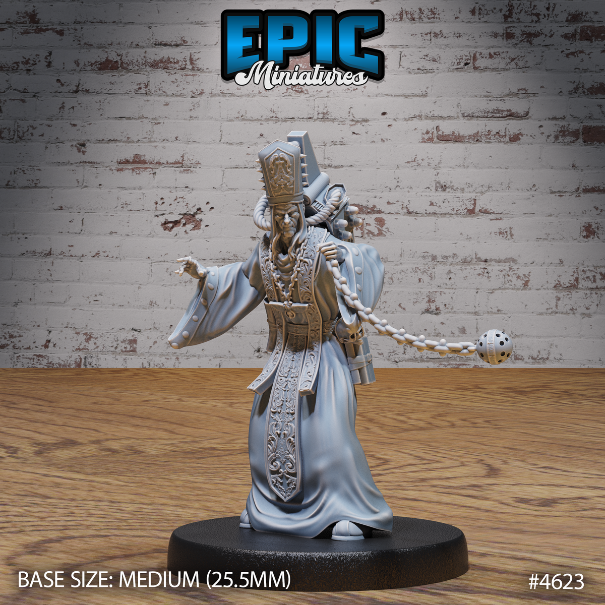 Fallen Bishop 3D-printed model