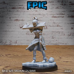 Captured Witch 3D-printed model