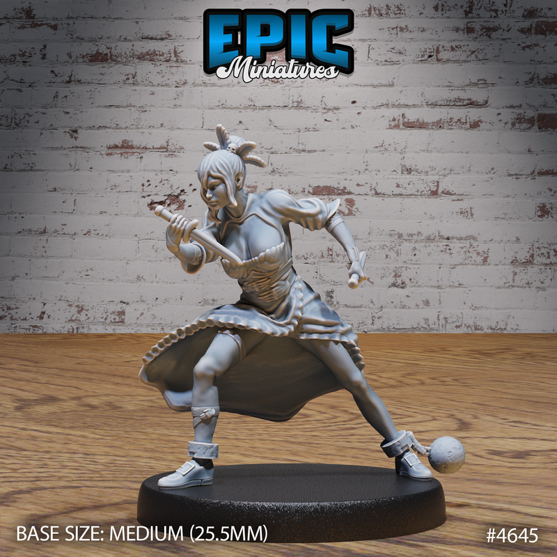 Captured Witch 3D-printed model