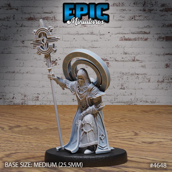 White Priest 3D-printed model