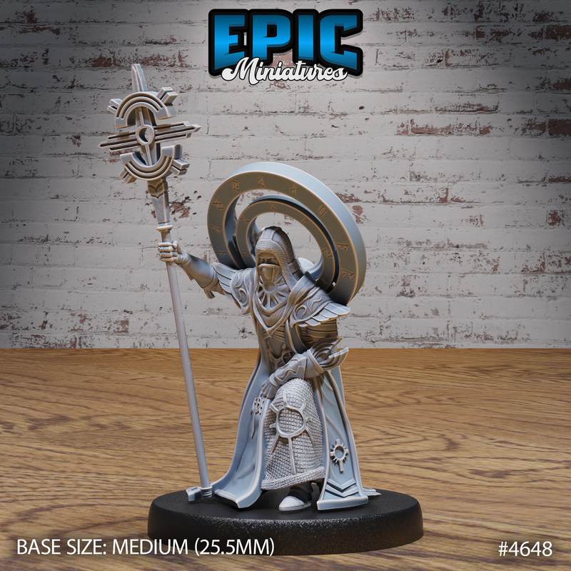 White Priest 3D-printed model