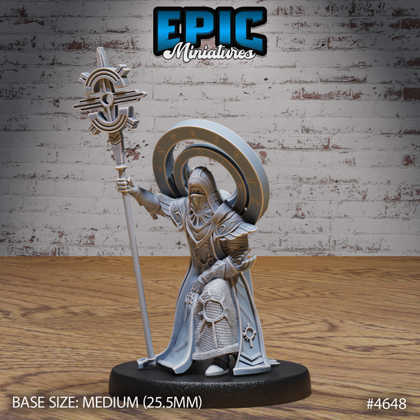 White Priest 3D-printed model