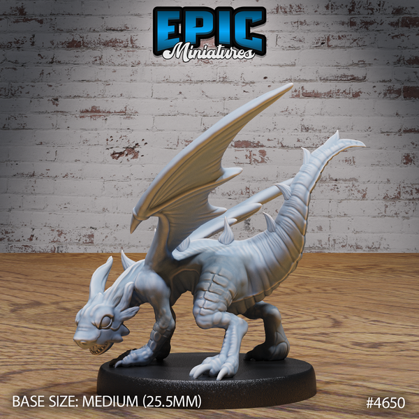 Light Dragon Wyrmling 3D-printed model