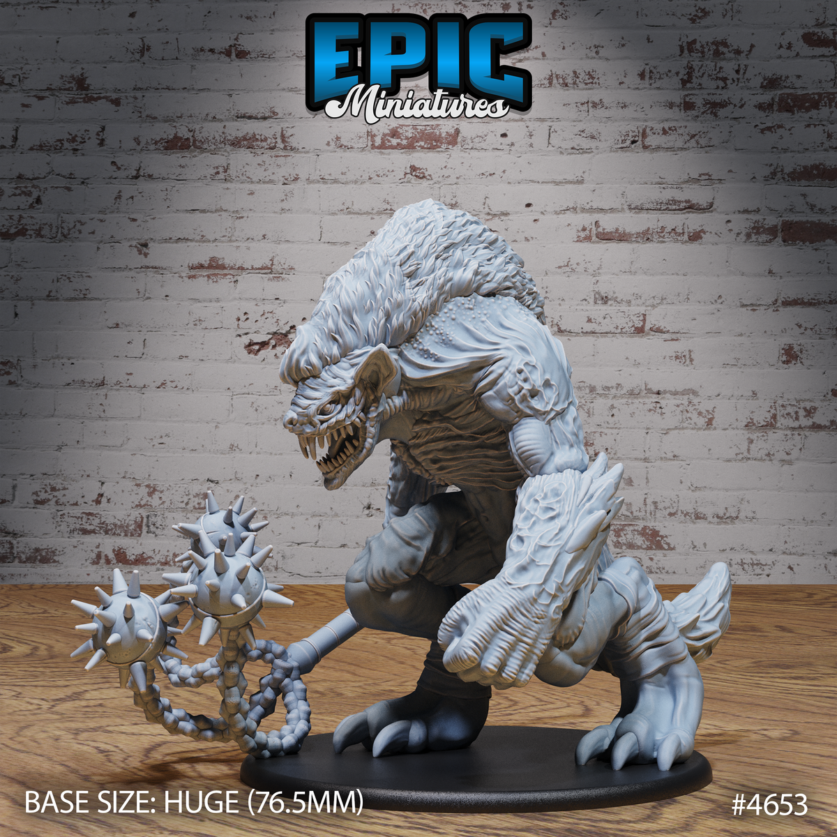 Demon Lord Yeenoghu 3D-printed model