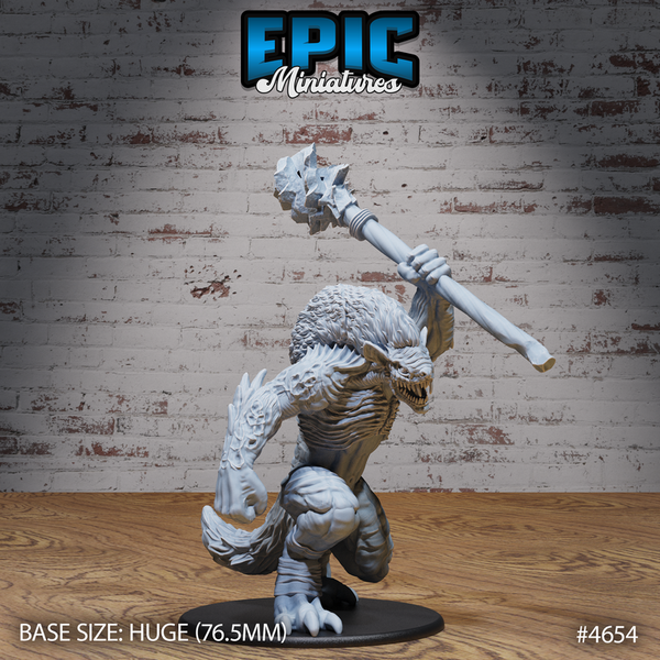 Demon Lord Yeenoghu 3D-printed model
