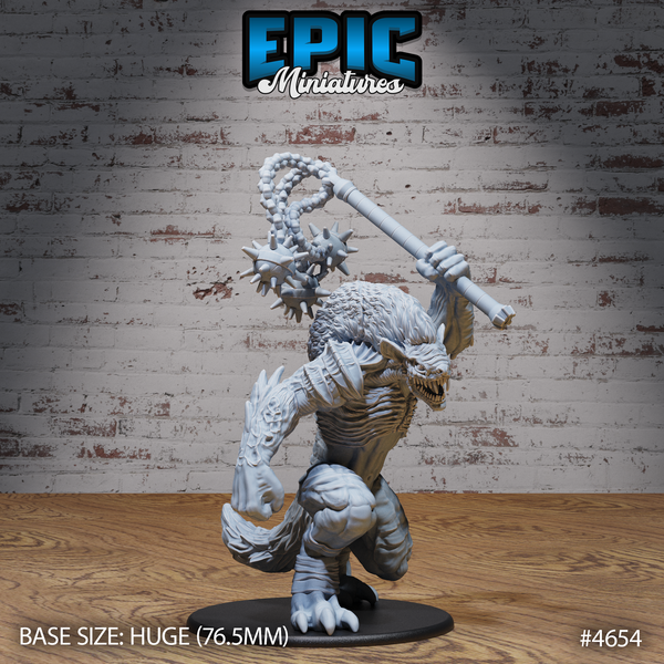 Demon Lord Yeenoghu 3D-printed model