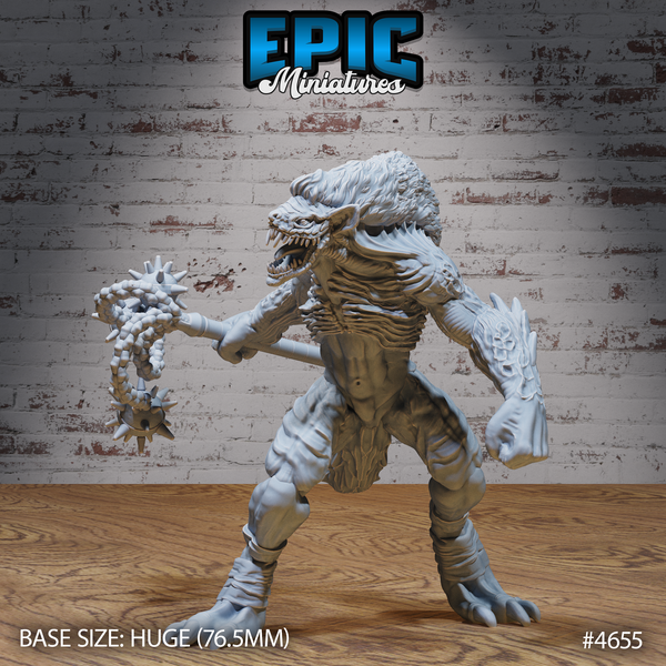 Demon Lord Yeenoghu 3D-printed model