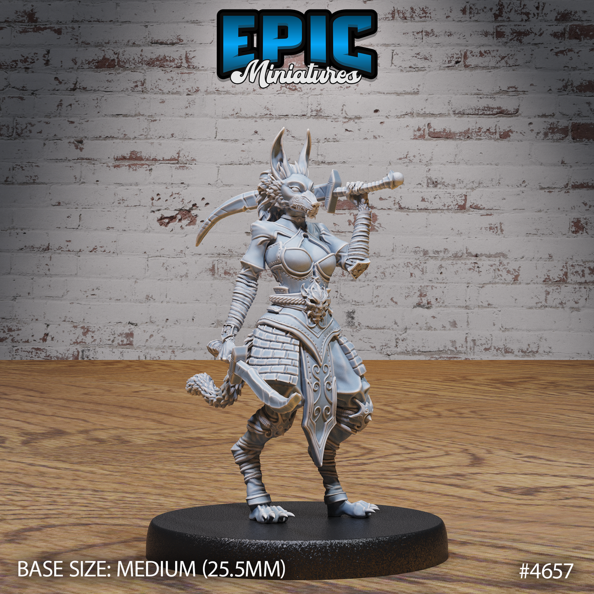 Jackalwere Female 3D-printed model