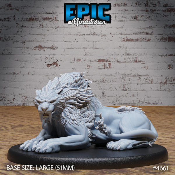 Sabertooth Beast 3D-printed model