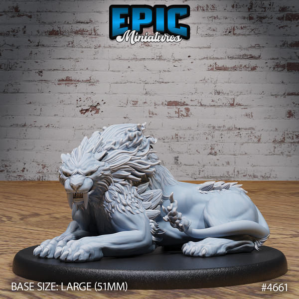 Sabertooth Beast 3D-printed model