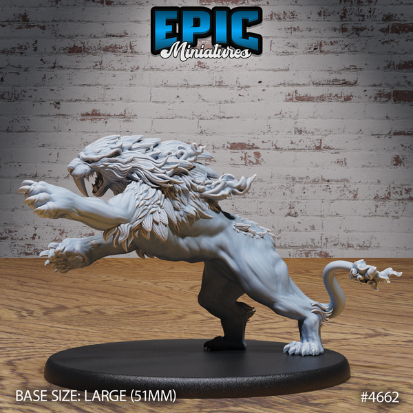 Sabertooth Beast 3D-printed model