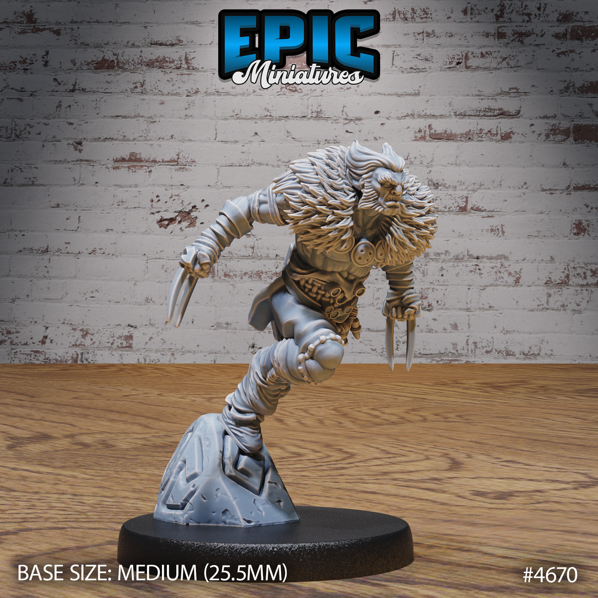 Beast Master 3D-printed model