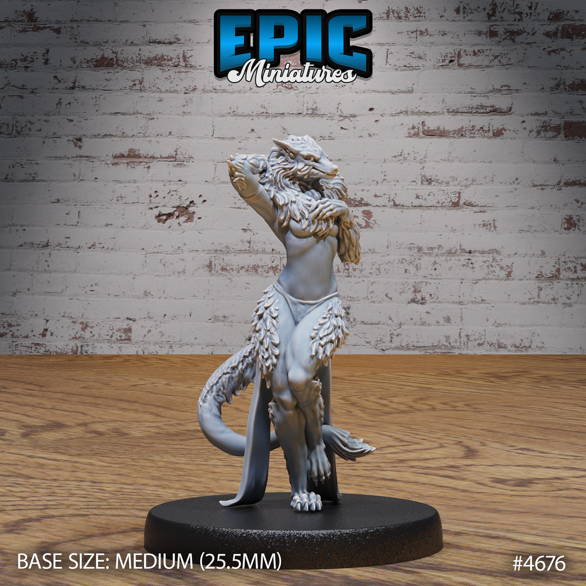 Werewolf Female 3D-printed model