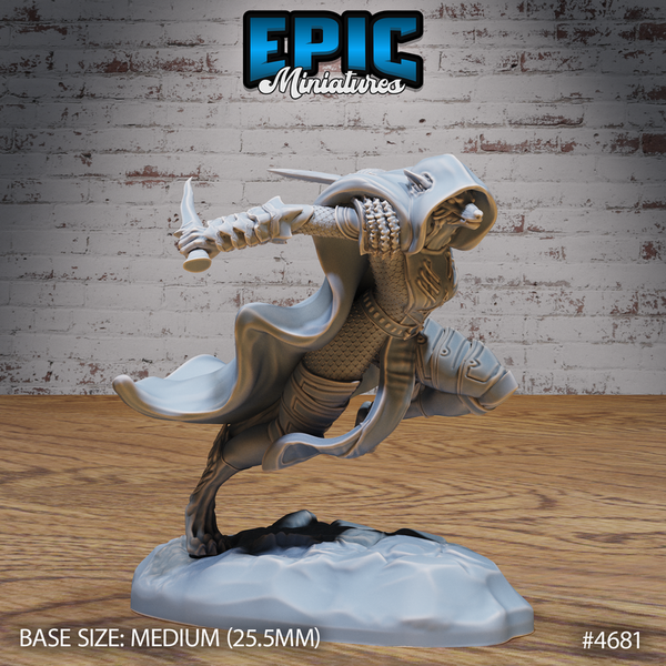 Werewolf Armored Female 3D-printed model