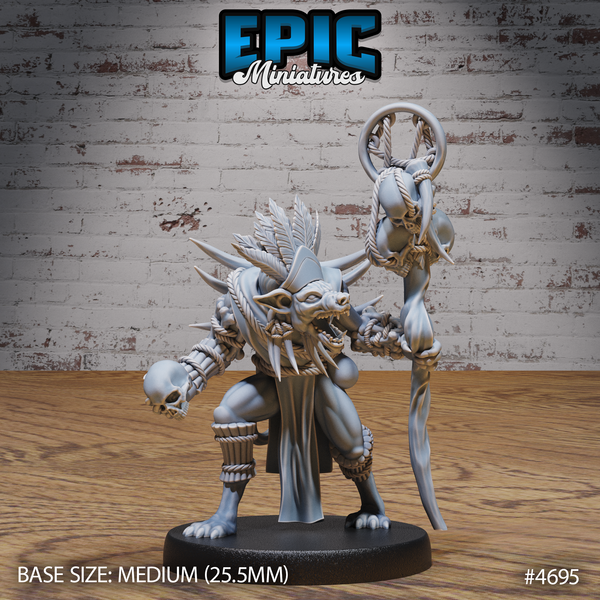 Gnoll Tribe 3D-printed model