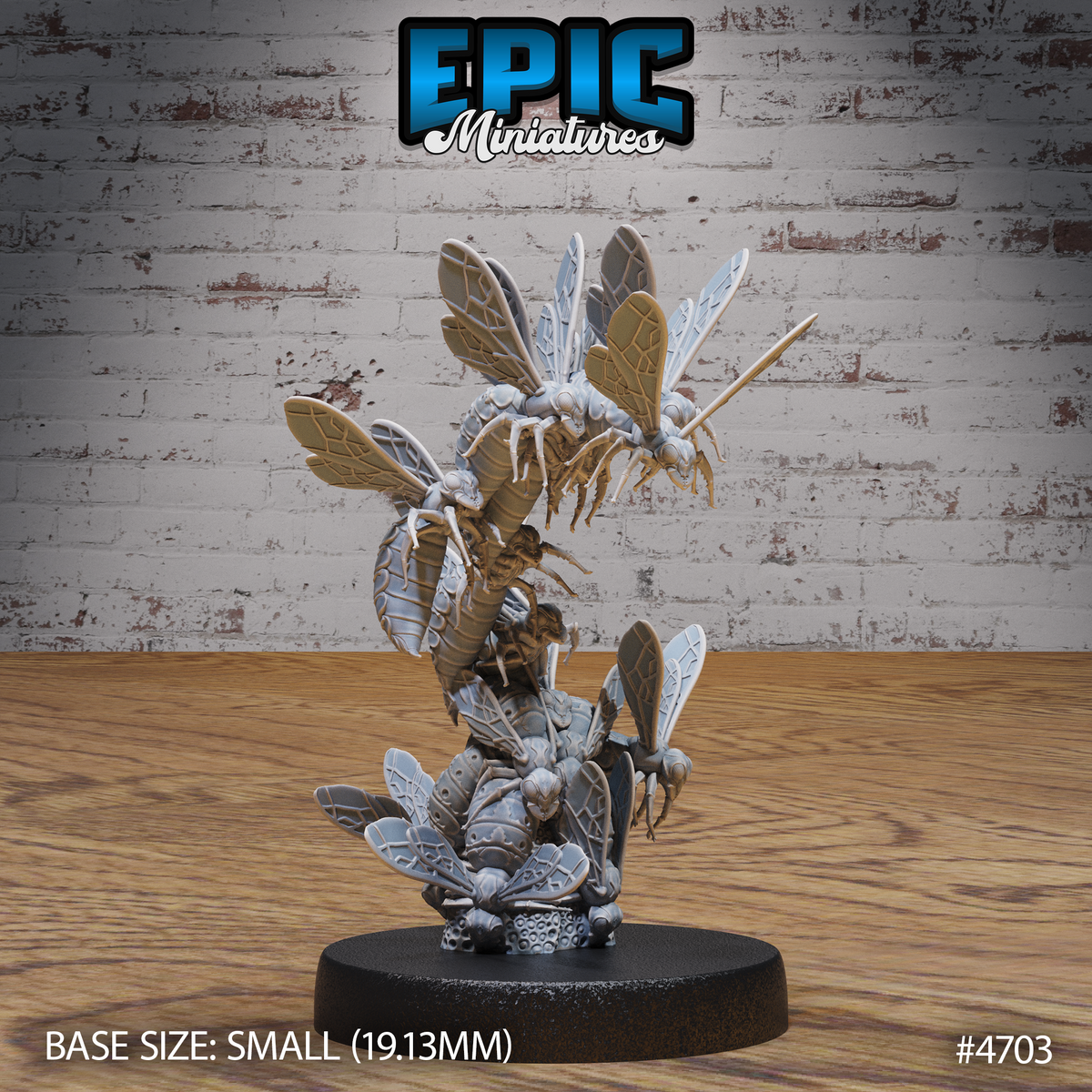 Wasp Swarm 3D-printed model