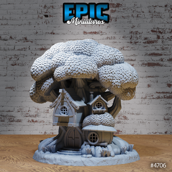 Forest Tree House 3D-printed model
