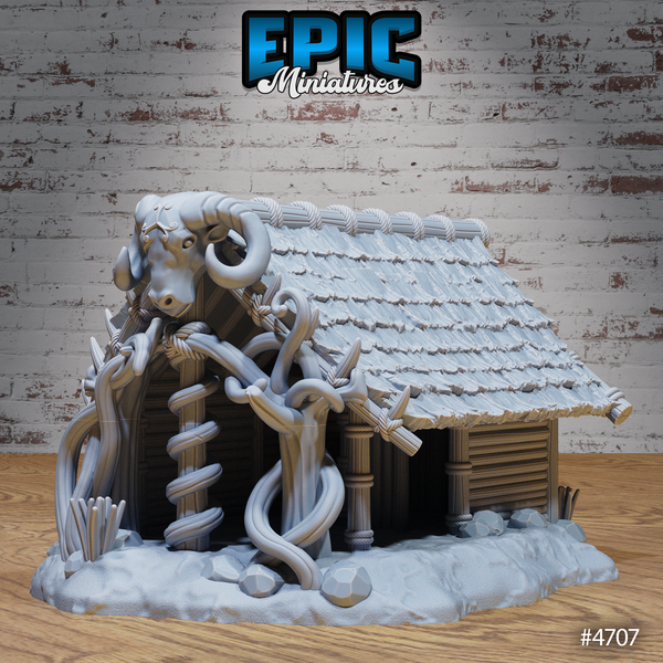 Magical Forest Buildings 3D-printed model