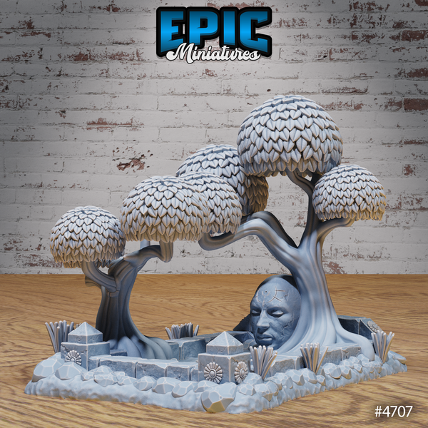 Magical Forest Buildings 3D-printed model