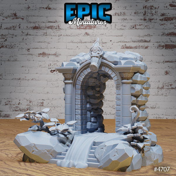 Magical Forest Buildings 3D-printed model