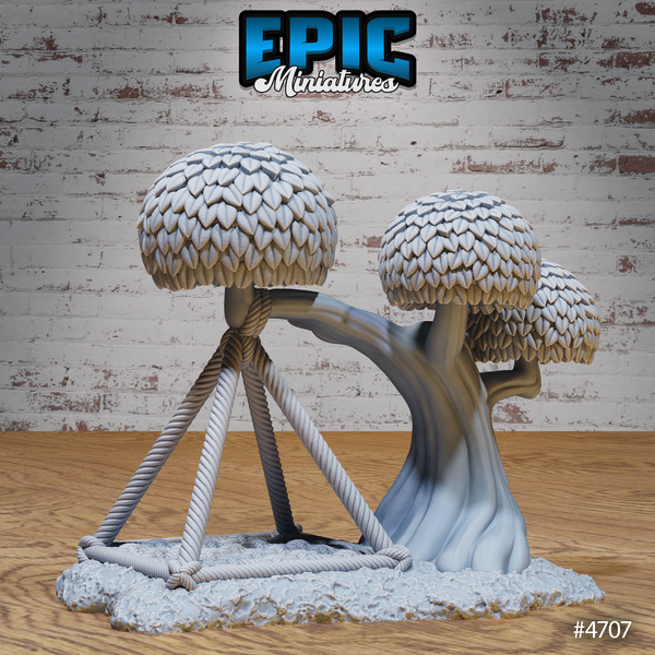 Magical Forest Buildings 3D-printed model