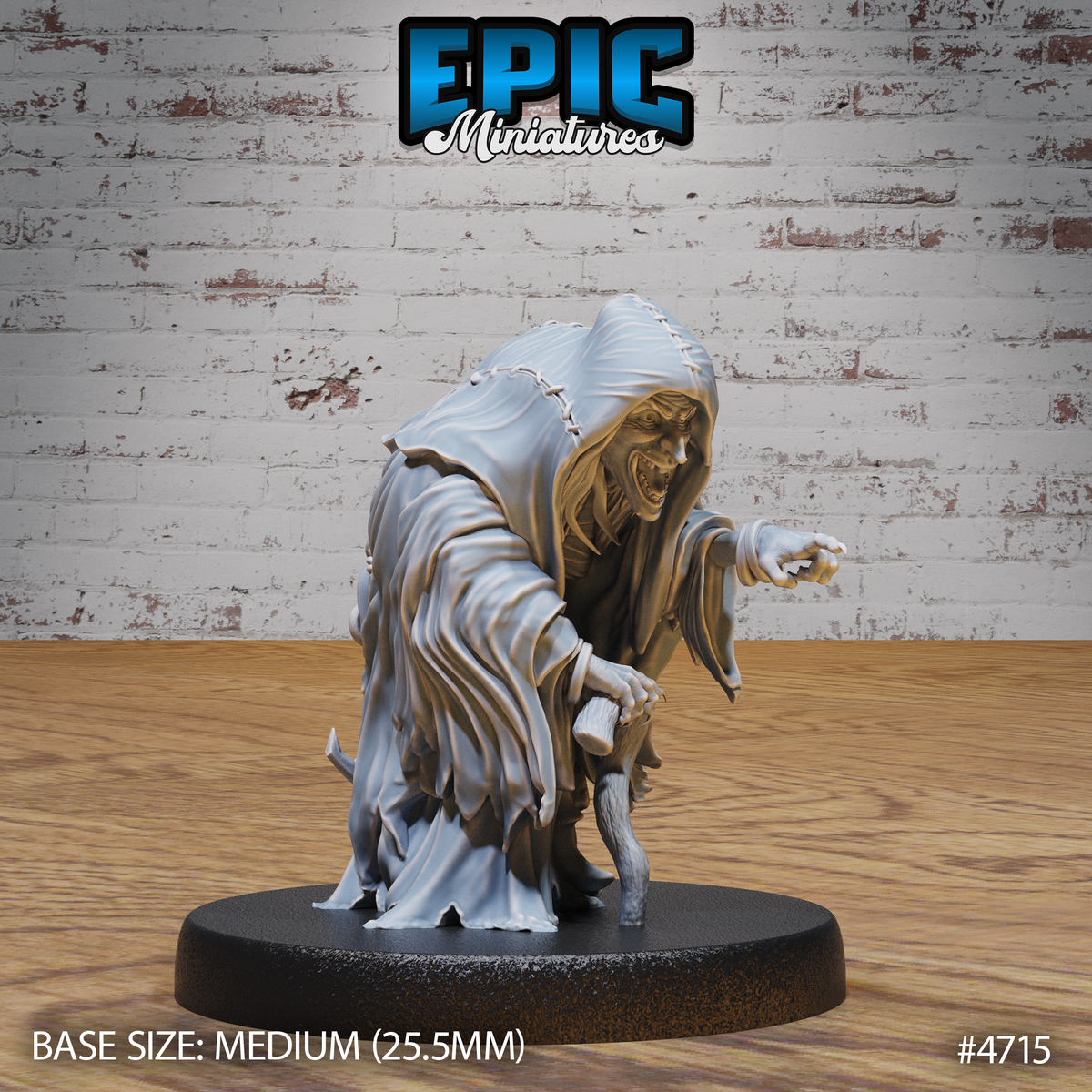 Green Hag 3D-printed model