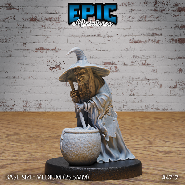 Green Hag 3D-printed model