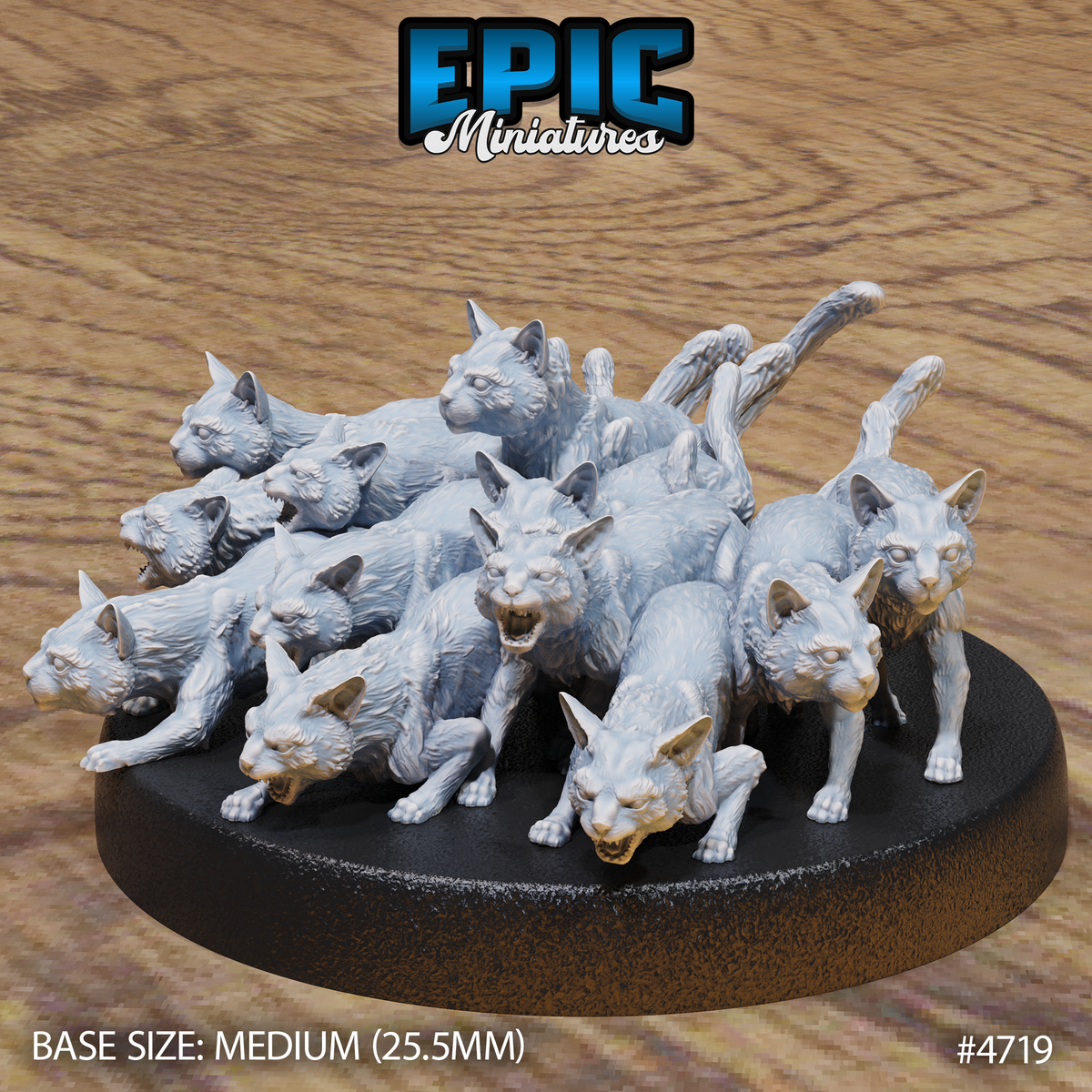 Cat Swarm 3D-printed model