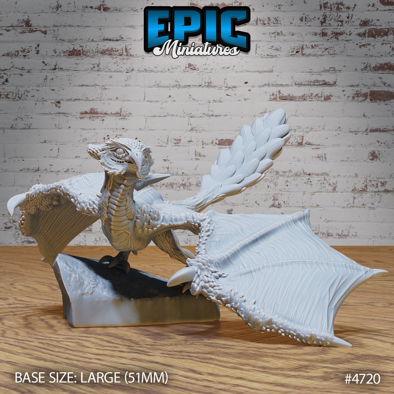 Owl Wyvern 3D-printed model