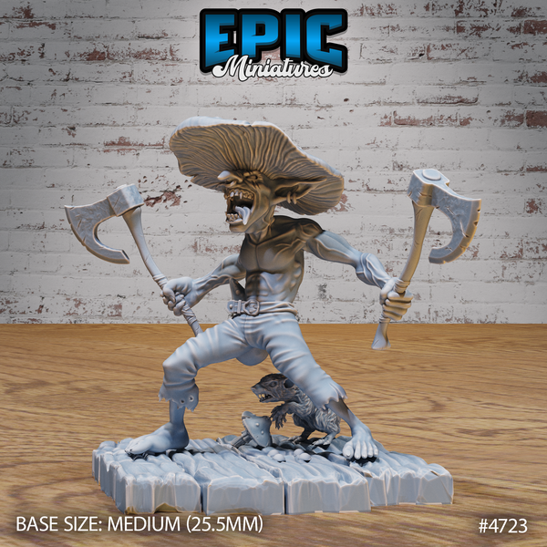 Mushroom Goblin 3D-printed model