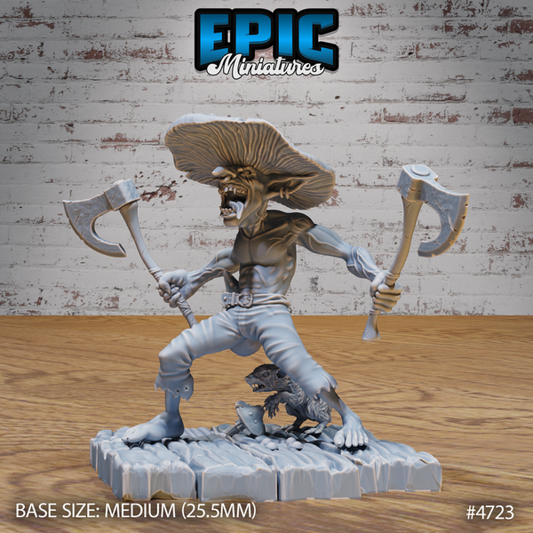 Mushroom Goblin 3D-printed model