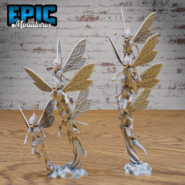 Pixie Swarm 3D-printed model