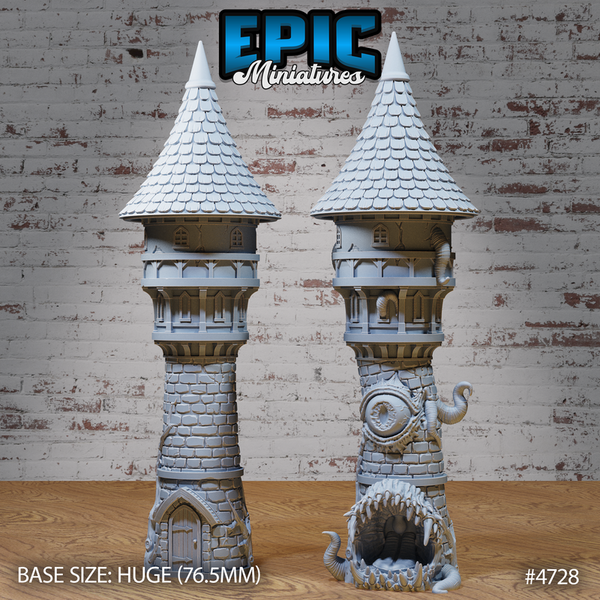 Mimic Tower 3D-printed model
