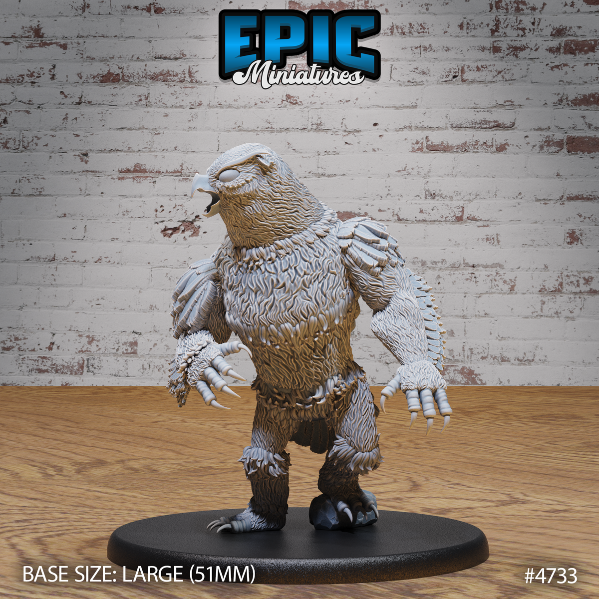 Fabled Owl Bear 3D-printed model