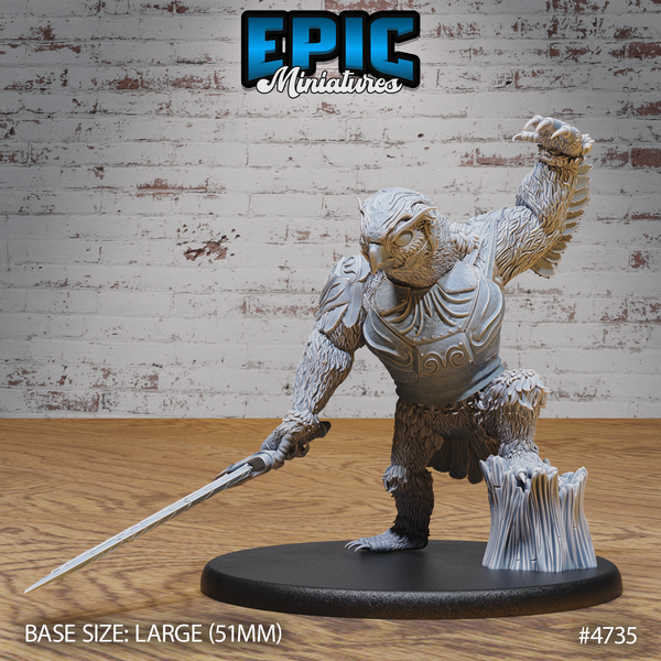Fabled Owl Bear 3D-printed model