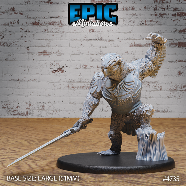 Fabled Owl Bear 3D-printed model