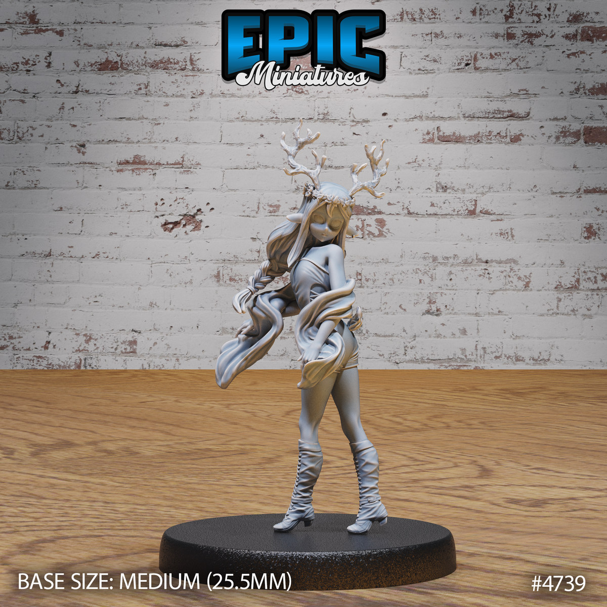 Druid Child Female 3D-printed model