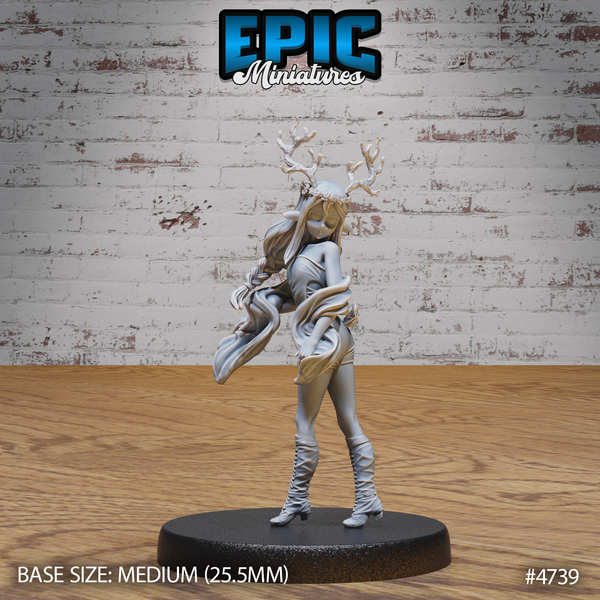 Druid Child Female 3D-printed model