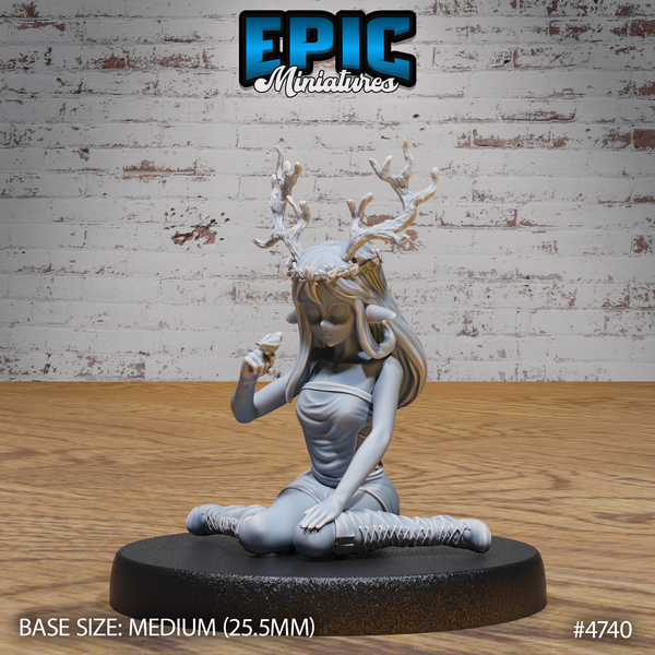 Druid Child Female 3D-printed model