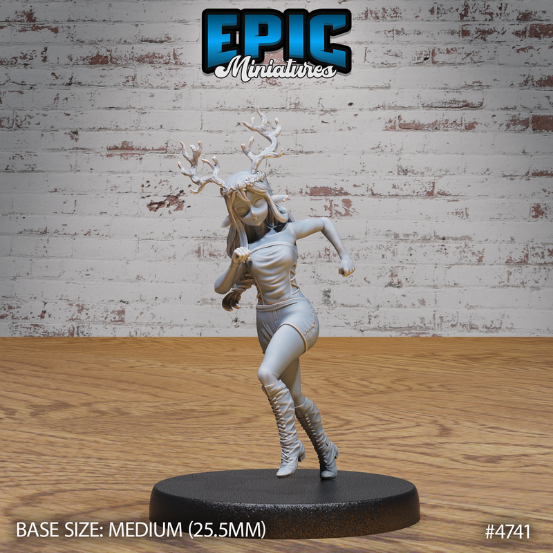 Druid Child Female 3D-printed model